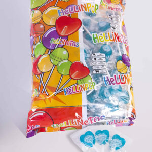 Piruleta corazón pintalenguas