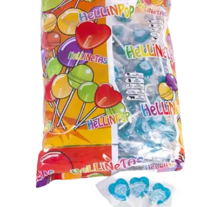 Piruleta corazón pintalenguas